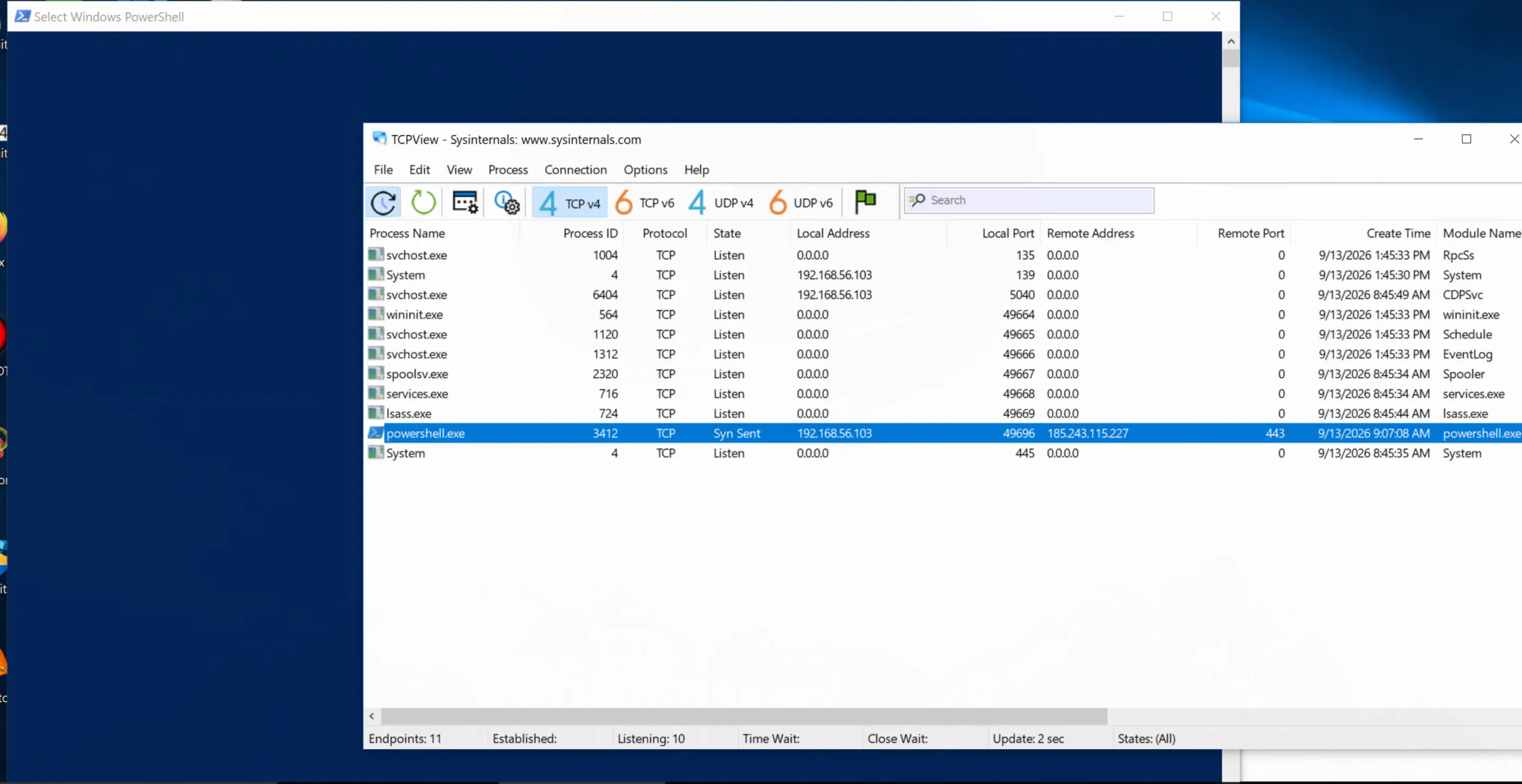 powershell_connection